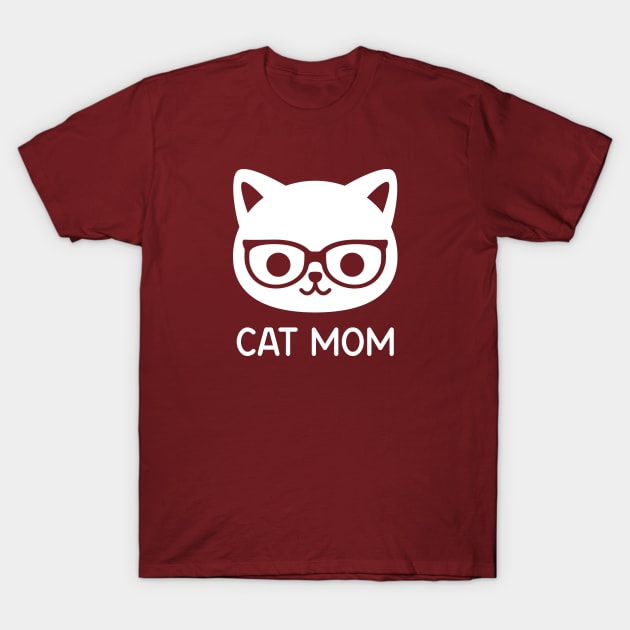 Cat Mom T-Shirt by hya_bm